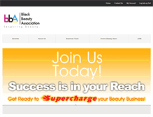 Tablet Screenshot of blackbeautyassociation.com